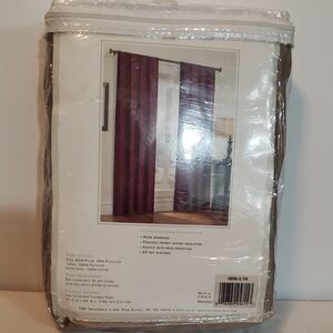 Insulated Room Darkening Curtain Panel - Tan